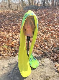 Handmade by Lucky Burrito Beautiful XL Hooded Scarves inspired by the designs of Sienna Rose* fully reversible aliens 