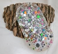 Resin Rolling /Trinket tray  (Disco Googley eyes version)