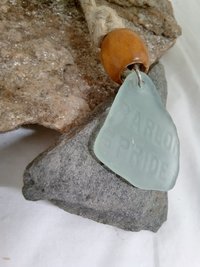 River Glass Necklace antique parlor glass