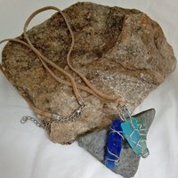 River Glass Necklace 