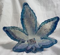 Resin Cannabis Leaf Ashtray 