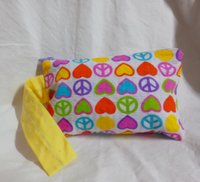 hearts and peace signs  zippered wristlet bags (clutch) M