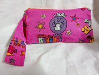 little miss naughty motif  zippered wristlet bags (clutch) M
