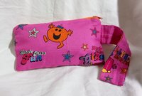 little miss naughty motif  zippered wristlet bags (clutch) M