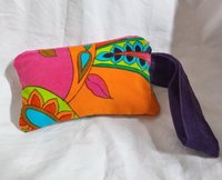 art deco  motif zippered wristlet bags (clutch) M