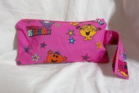 little miss  motif  zippered wristlet bags (clutch) L