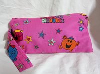 little miss  motif  zippered wristlet bags (clutch) L