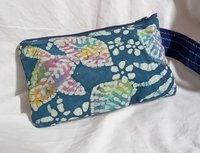 Handmade by Lucky Burrito zippered wristlet bags (clutch) Large