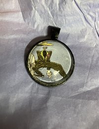 Grateful Dead Shakedown Street man  and metal Pendant