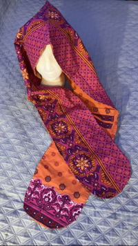 Beautiful Hooded Scarves inspired by the designs of Sienna Rose*   stylish Moroccan pattern cotton