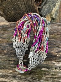 Multi strand Seed beaded bracelet