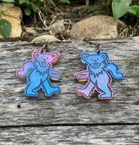 Grateful Dead Bear Earrings 