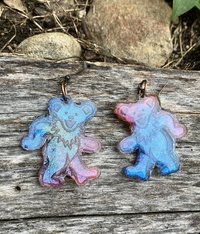 Grateful Dead Bear Earrings 