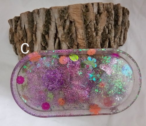 Oblong Resin Rolling/Trinket Tray