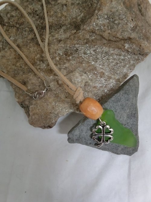 River Glass Necklace 