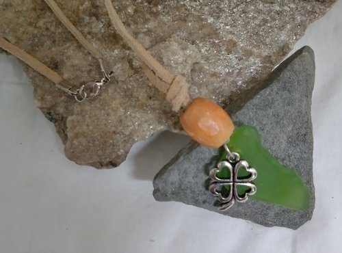 River Glass Necklace 