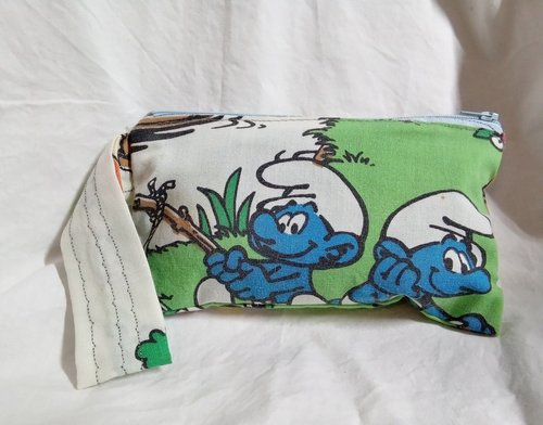 Handmade zippered wristlet bags (clutch)