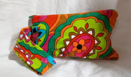  art decco   motif  zippered wristlet bags (clutch)