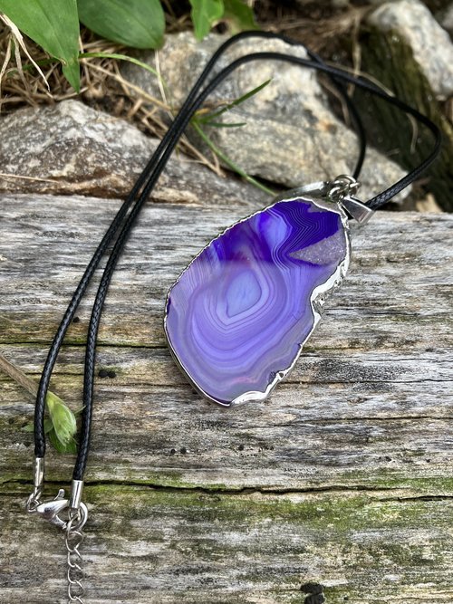 Grateful Dead Stealie & Purple Amethyst Geode