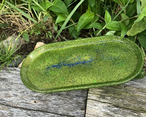 Oblong Resin Rolling/Trinket Tray