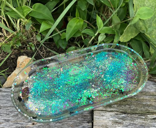 Oblong Resin Rolling/Trinket Tray