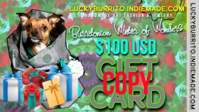 Lucky Burrito Gift card  $100