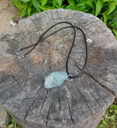 River Glass Necklace 