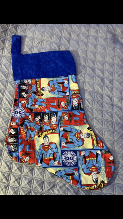 Superman  Holiday  Stocking 