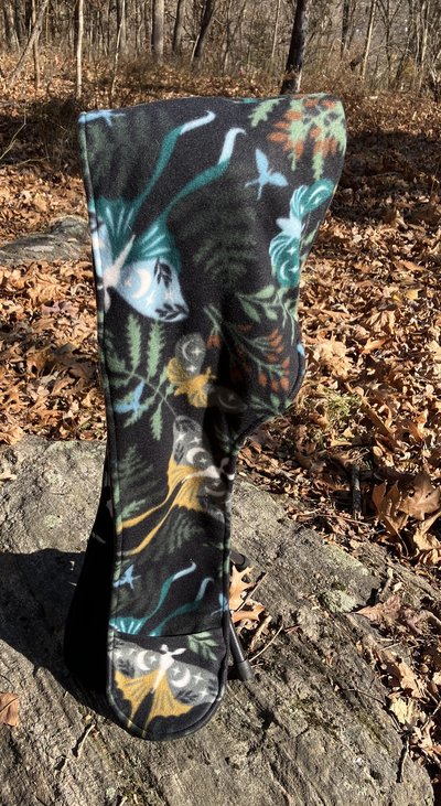 Handmade by Lucky Burrito Beautiful XL Hooded Scarves inspired by the designs of Sienna Rose* fully reversible luna moths