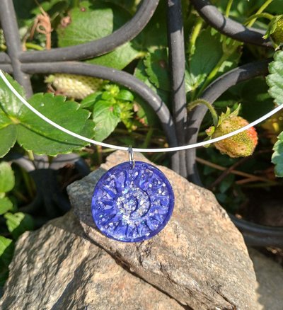 Handmade by Hailey Sun celestial medallion necklace